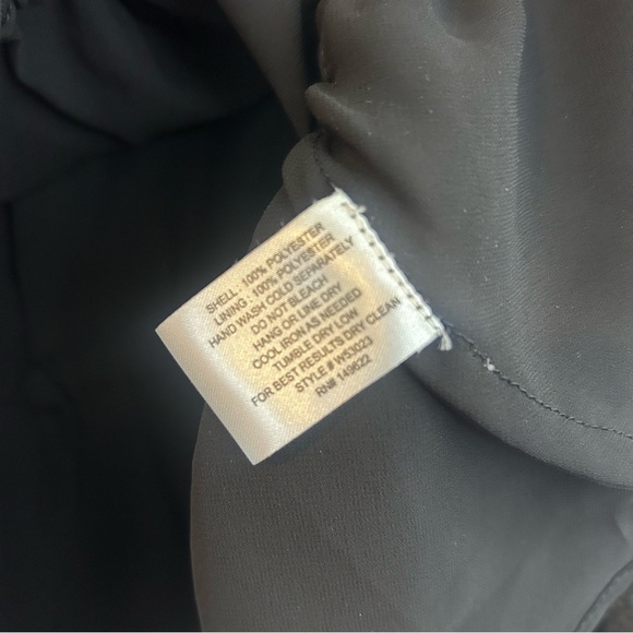 Walter Baker Faulk Puff Bronze Metallic Ruched Peplum Top Size - Picture 12 of 13